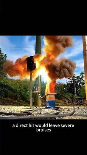 Incredible arc flash, electrical box short-circuit explosion #electrician #wire short-circuit