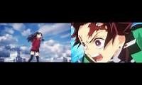Mix of 2 videos from youtube : Robotics Note Slayer