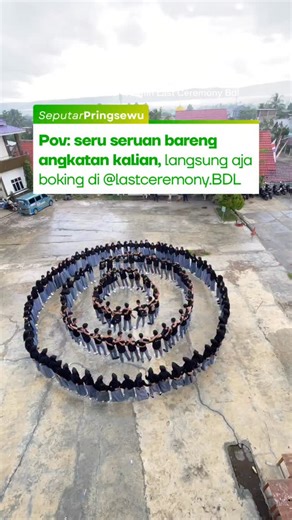 PRINGSEWU 24 JAM | INFO SEPUTAR PRINGSEWU on Instagram: "Nih Mimin rekomenadasin buat kalian yang lulusan di tahun 2026 ini vendor last ceremony yang paling ramah di kantong pelajar, yang ber home base di Gadingrejo🙌🤩 Jadi cocok banget buat sekolah-sekolah di Pringsewu ataupun di seluruh lampung..💃🏻 Butuh vendor untuk last ceremony kalian..? Keep dan temukan informasi nya di @lastceremony.bdl ❤️ #smkbisa #smkhebat #lastceremony #perpisahan #perpisahansekolah"