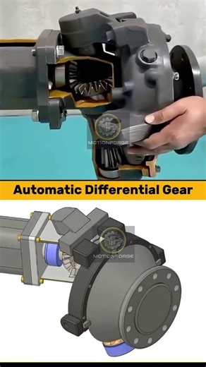 Automatic Differential Gear – Mechanical Design#Engineering #Mechanical #HowItWorks #Mechanic