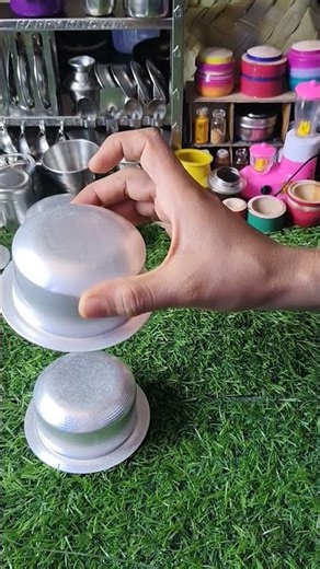 mini kitchen set unboxing video #miniturekitchen #minikitchensetup