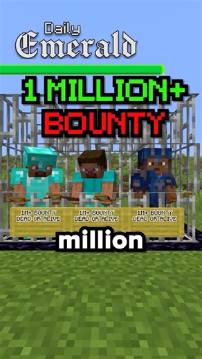 Breaking News: Three Robbers On The Loose.. #minecraft #news #shorts