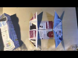 広告で作る、ゴミ箱。paper box.