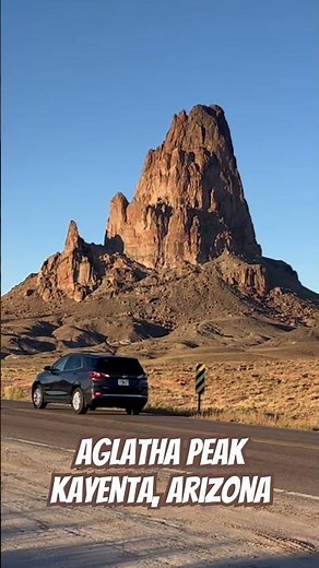 Aglatha Peak in Kayenta, Arizona.