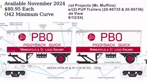 New O Gauge Products For - Menards Track, MTH Electric Trains, and More!