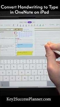 How to Convert Handwriting to Type in OneNote on iPad