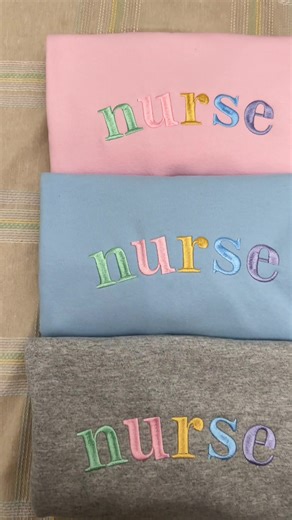 Adorable Pastel Nurse Sweatshirt for Your Career
