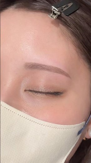 細め平行眉に🫶#beauty #eyebrows #makeup #ユユ眉 #垢抜け眉 #眉毛サロン #美容 #細眉