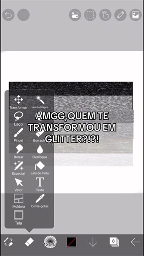 Transforme-se em Glitter: A História de uma Mulher