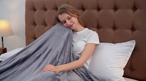 greenoak Electric Blanket Heated Blanket King 90"x100",10 Heating Level Flannel Fast Lap Heating Blanket with Dual Control,5 Timer Auto Off Soft Electric Warming Blanket for Bed,Machine Washable,Red