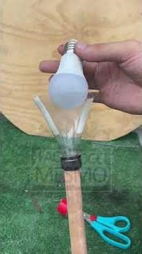 Homemade LED Bulb Changer Tool Using a Plastic Bottle #AmericanBuilds #SmartFix #DIYRepair