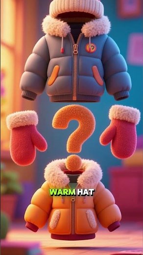 Fun Winter Clothes Sorting Game for Young Kids, Kindergarten and Preschoolers