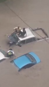 96K views · 178 reactions | Extreme rain inundates Mauritius’ capital of Port Louis, leaving people stranded atop dozens of submerged vehicles as Cyclone Belal hit the East African island nation. #Reuters #video #Cyclone #CycloneBelal #flooding #floods #floods2024 #extremeweather #Mauritius #Africa | Reuters | Facebook