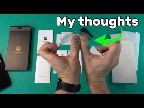 UNBREAKcable 3-Pack Screen Protector for iPhone 17 Pro Max, Double Shatterproof Tempered Glass