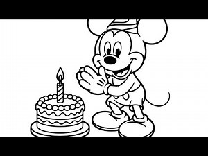 Mickey Mouse Drawing and Coloring Pages for Kids | Mickey Mouse Drawing Easy for Kids, 65