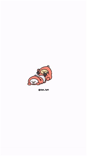 병아리 병약이🐤 on Instagram: "🎄it’s coming 🎄 #sickyaki #병약이 #pingdori #핑도리"
