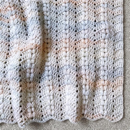 Puff Ripple Baby Blanket, Crochet Ripple Baby Blanket Pattern, Crochet Pattern, Crochet Blanket Pattern, Blanket Pattern, Baby Blanket - Etsy