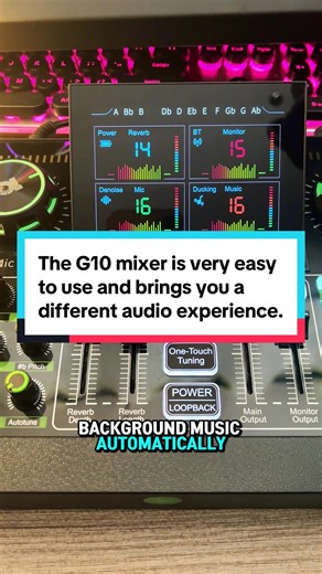 Experience Superior Audio with the G10 Mixer