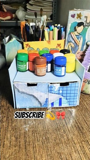 🎀 DIY desk organiser 🎀 || #trending #diy #organizer #shortsfeed #shorts #ytshorts #fypシ #viral