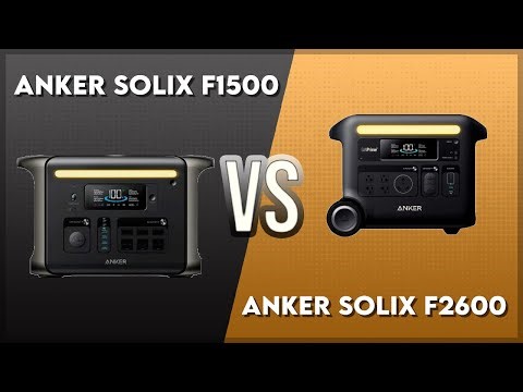 Anker Solix F1500 vs Anker Solix F2600 Technical Comparison