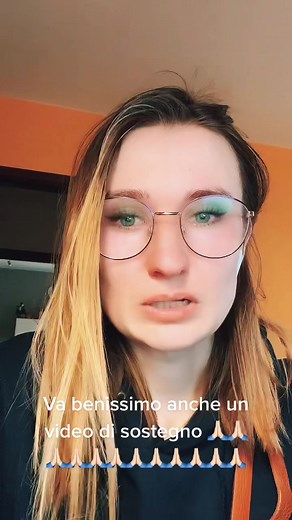 Supportive Video with Orange Wall Background