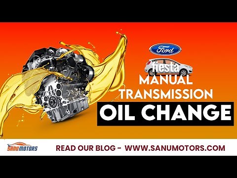 Ford Fiesta 2008 Manual Transmission Gearbox Oil Change Tutorial