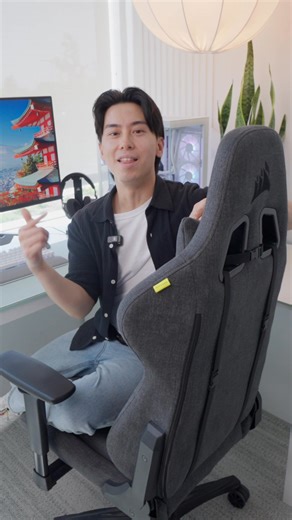 Recline into comfort whether playing or working with the CORSAIR TC100 RELAXED Gaming Chair, featuring a racing-inspired design with a wider seat surface. | CORSAIR | Facebook