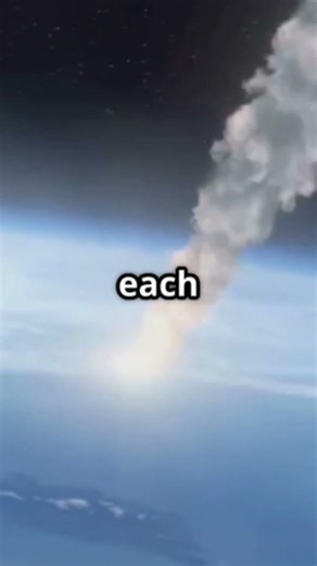 Terrifying Meteor Facts You Didn't Know! #MeteorFacts #SpaceTrivia #DidYouKnow #ScaryFacts #Shorts