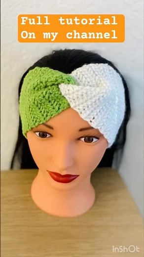 #Crochet 3 in 1 headband#crochet#diy