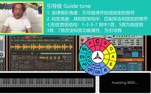 什么是引导音guide tone-注意：不是导音-旋律创作-即兴弹奏必须用到的乐理知识-七和弦起点-不流行音乐创作笔记