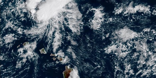 Kiko weakens into a remnant low north of Hawaii