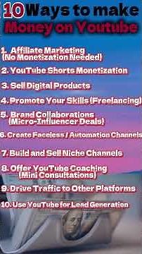 10 ways to make money on Youtube