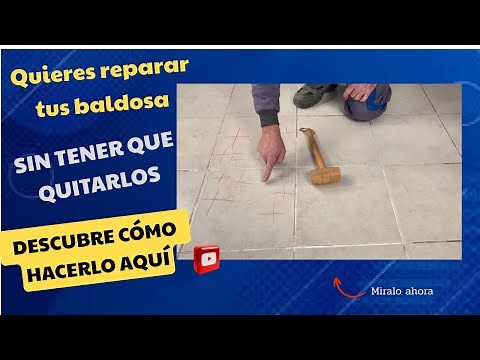 Increíble técnica de reparación de mosaicos o Baldosa sin quitarlos ¡Mira cómo lo hicimos!