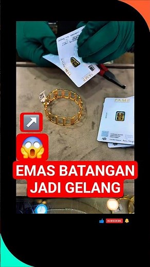 PRECIOUS METAL BECOMES A BRACELET 😱 #gold #batangangold #preciousmetal #puregold #bracelet