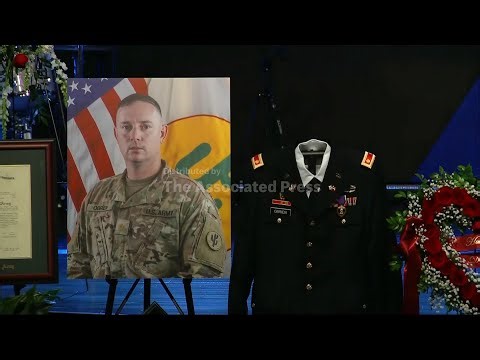 Funeral service held for two Iowa Army Reserve soldiers killed in war in the Middle East
