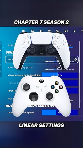 NEW Best Controller SETTINGS in Chapter 7 🎯 #fortnite #shorts