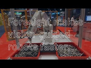 Foresight makes vision-guided robots faster