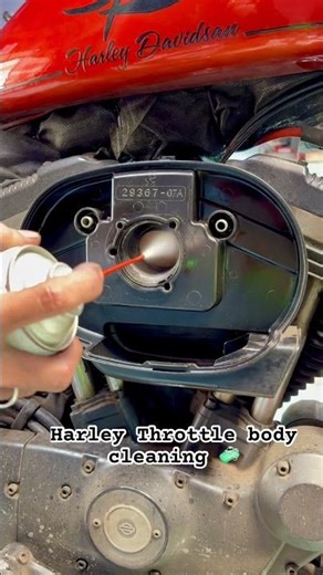 Throttle Body Cleaning 🔧 Spray Inside for Smooth Ride #shorts | “Your bike feels slow? Check this”