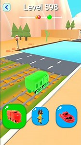 Shape-shifting Funny Race All Level Gameplay Walkthrough Master Level #598 BeamNG.drive #Shorts