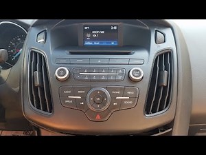 How to Remove Radio / CD Player from Ford Focus 2016 for Repair.