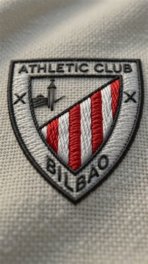 Aúpa Athletic! 🔴⚪ Athletic Club Logo Stitch 🪡⚽ #shorts