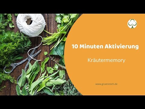 10 Minuten Aktivierung Kräutermemory