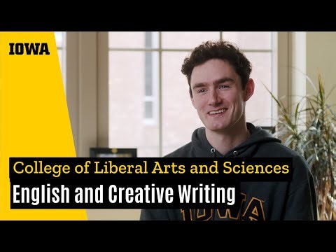 English and Creative Writing at Iowa