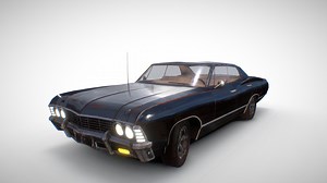 Chevrolet Impala 1967- supernatural - Download Free 3D model by Negrin
