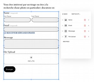 change the line  SIGN UP FOR NEWS AND UPDATES in contact form