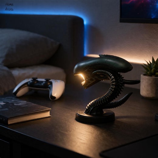 Alien Night Light Lamp, Resin Tabletop Figurine, Ambient Desk Decor for Bedroom Gameroom Shelf - Etsy Australia