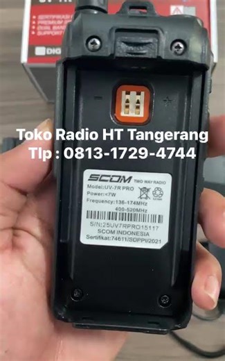 SCOM UV7R Pro Walkie Talkie Terbaik