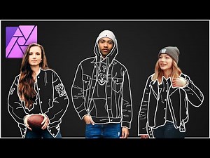 How to Create Invisible Clothes Using Line Art | Affinity Photo Tutorial
