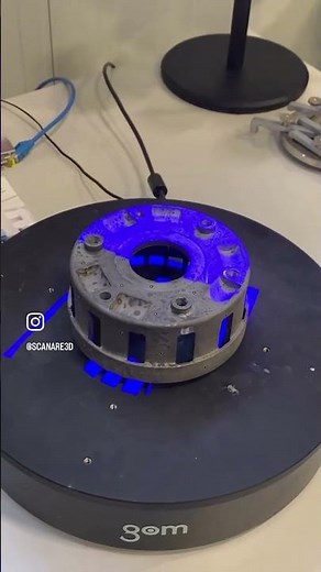 ATOS Q - fringe projection 3D Scanning. #scanare3d #3scan