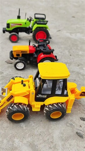 jcb tractor racing test toy cars #toycars #jcb